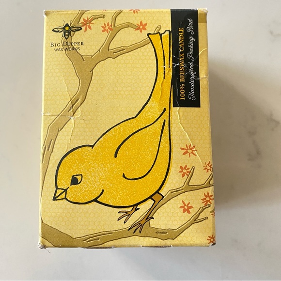 Big Dipper Wax Works Handcrafted Beeswax Candles Birds Pecking - Picture 3 of 9